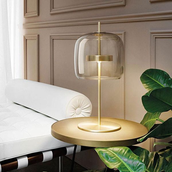 

table lamps nordic simple personality creative living room lamp modern bedside led bedroom study model el glass