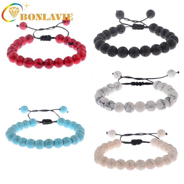 

charm bracelets nuncad jewelry turquoise stone bead bracelet elastic handmade wholesale good quality, Golden;silver
