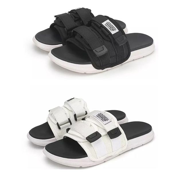 

slippers for men women fashion couple flats black white shoes comfortable soft upper elastic sole big size 46