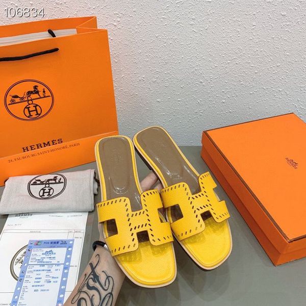 

summer 2021 h slippers roulis stick slippers fashion versatile beach shoes flip flat net red shoes[finished on april 30], Black