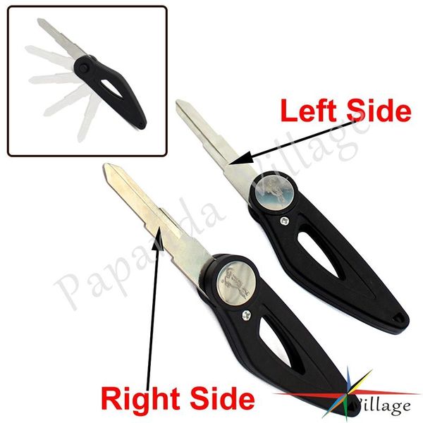 

theft protection right & left slot foldable keys replace motorcycle blank key folding flip universal motorbike scooter uncut blade