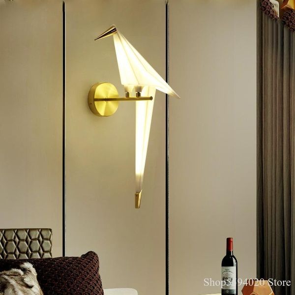 

wall lamp nordic creativity little bird walll original led lights modern bedroom living room sconce lighting fixture
