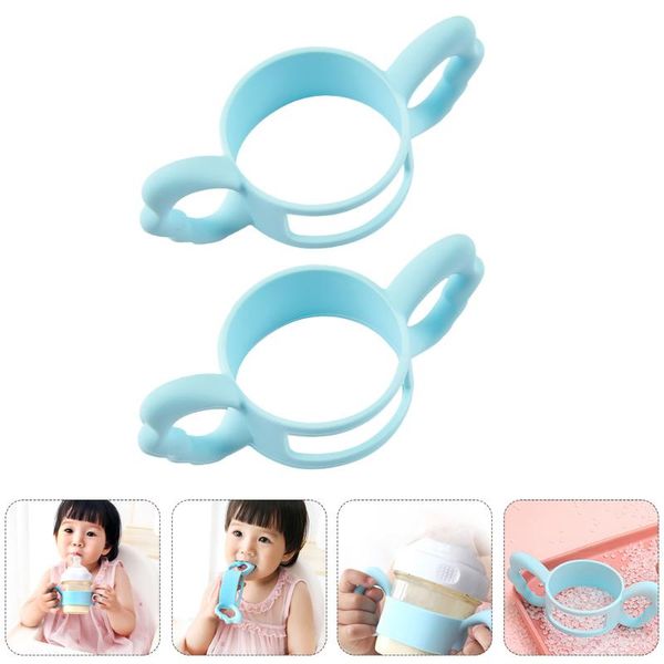 

pacifiers# 2pcs universal silicone baby feeding bottle handle born accessory