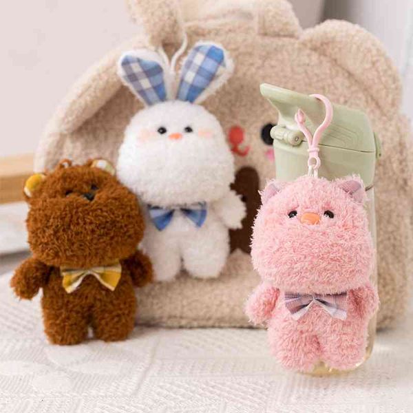 

cute cute rabbit flower scarf bear toy hagrid plush doll key chain grab doll