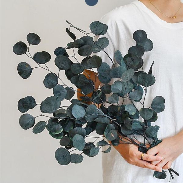 

decorative flowers & wreaths eternal natura eucalyptus dried apple leaves preserved flower garden wedding home decoration diy decor accessor