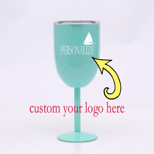 

water bottles personalize gift with your logo 10oz double wall insulation stainless steel wine glass laser etched tumbler