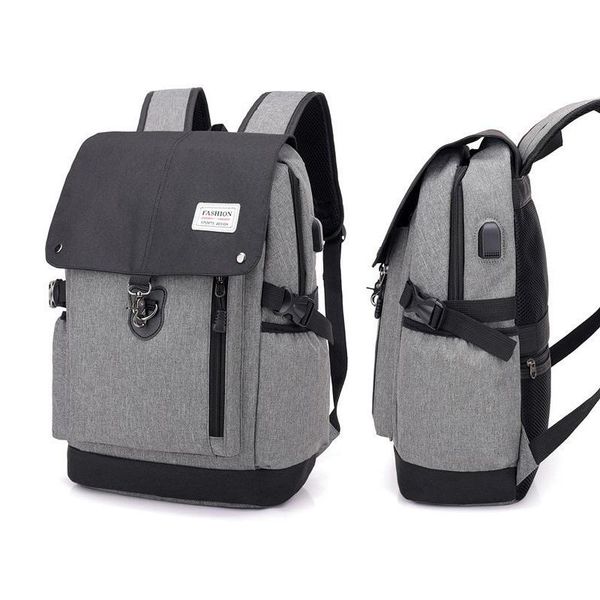 

backpack 2021 design men lapmale notebook school bags for boys travel usb charging bag business mochila
