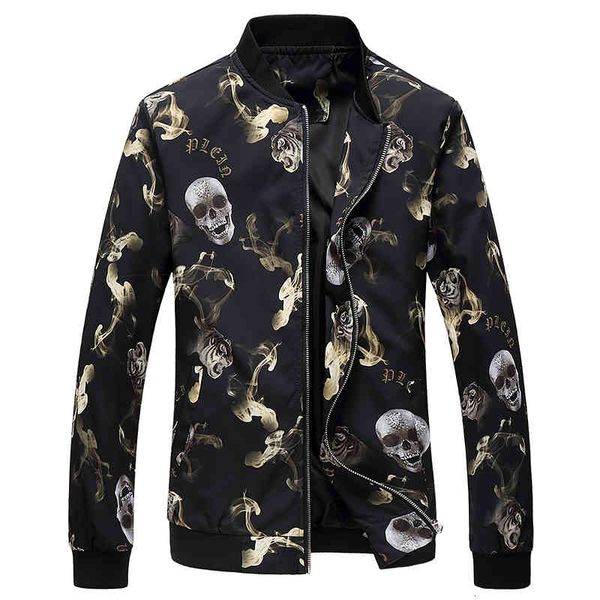 

men's jackets men flower print bomber fashion slim mens jackets and coats chaquetas hombres jaquetas plus size 6xl 6ll4, Black;brown