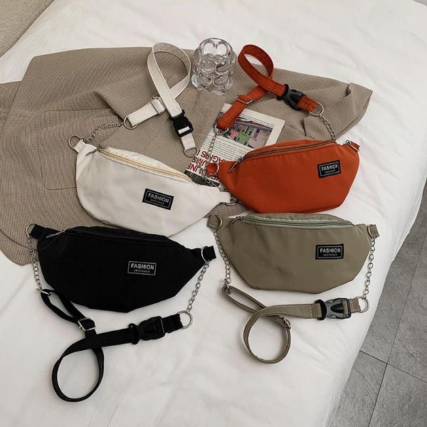 

fashion women canvas patchwork waist packs casual ladies messenger bag wallet handbag crossbody bags pouch purse