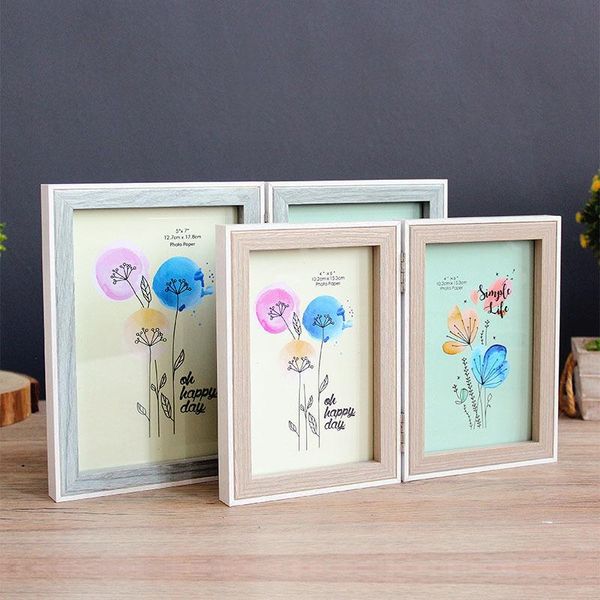 

frames and mouldings tri-fold combination picture frame set 6 inch 7 folding piece
