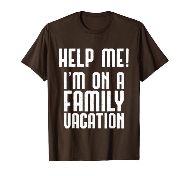 

help me i'm on a family vacation rescue joke gift shirt t-shirt, White;black