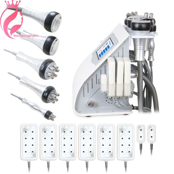 

new model 40k ultrasonic liposuction slimming cavitation 8 pads laser vacuum rf skin care salon spa machine beauty equipment