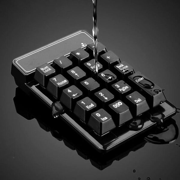 

wireless mini digital keyboard 19 keys usb and bluetooth number numeric keypad pad input for lapnotebook deskpc keyboards