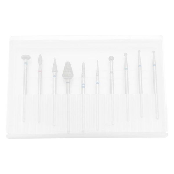 

nail drill & accessories 1 set/10pcs set cuticle clean special grinding tool