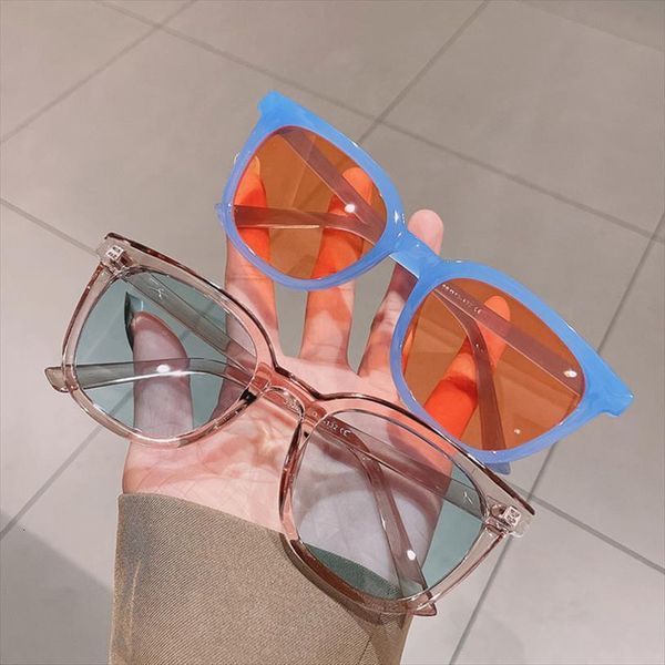 

fashion square colorful sunglasses women vintage candy color eyewear shades uv400 men orange yellow sun glasses, White;black