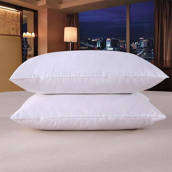 

pillow natural indonesian kapok filled with 100% cotton cover soft feel low height design for back and side sleeper