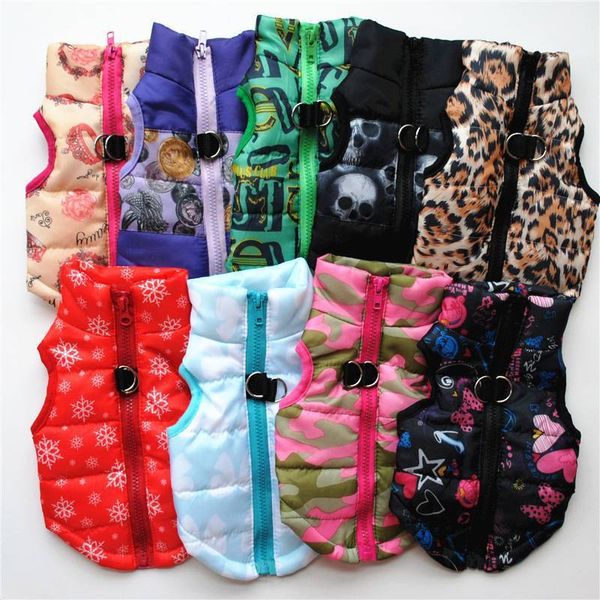 

dog cloth winter thickened et vt chemical fiber cotton traction buckle