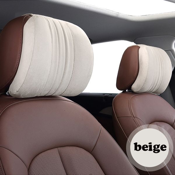 

2pcs car seats headrest pillow auto memory foam automobile nape seat cushion head support lumbar for office chair travel truck supplies
