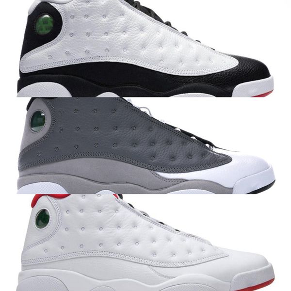 

New fashion Basketball shoes men 13s Red Flint Hyper Royal Playground Reverse Lucky Green Black Cat Chicago women mens outdoor great sneakerP82X