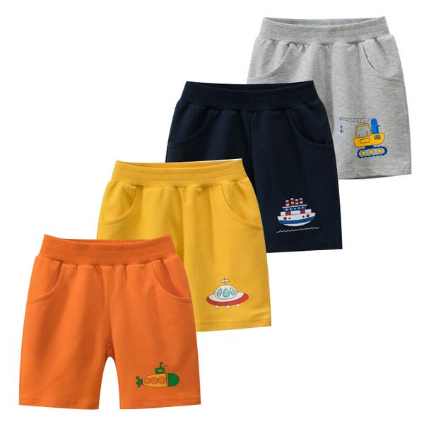 

baby boy shorts casual cartoon elastic shorts pant clothing for boys pure cotton mid waist soft trousers 2021 summer new arrival, Blue