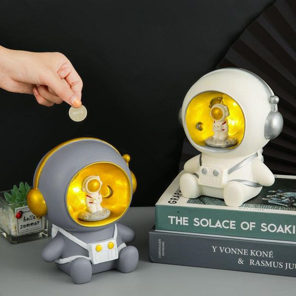 

party decoration astronaut night light piggy bank creative birthday gift cute spaceman children's room