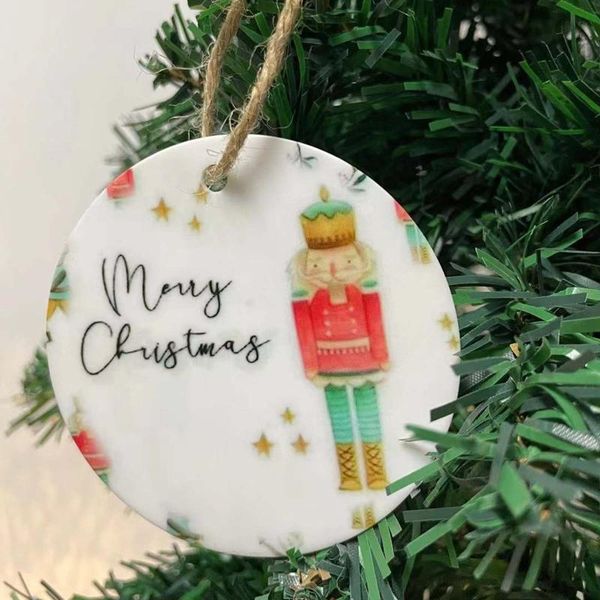 

christmas decorations hanging pendnat nutcracker craft personalized diy gift for home holiday party