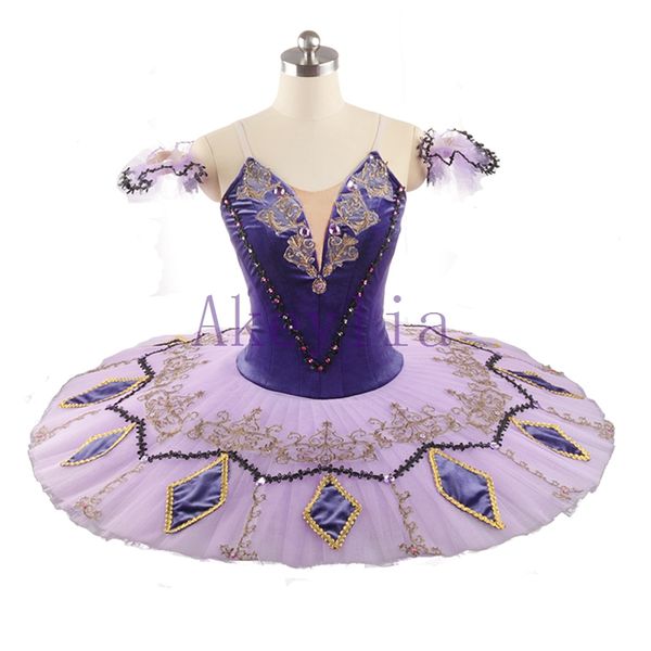 

11 layer tulle harlequin tutu professional purple nutcracker ballet dance costume girls adjustable size custom made ballet competition dress, Black;red