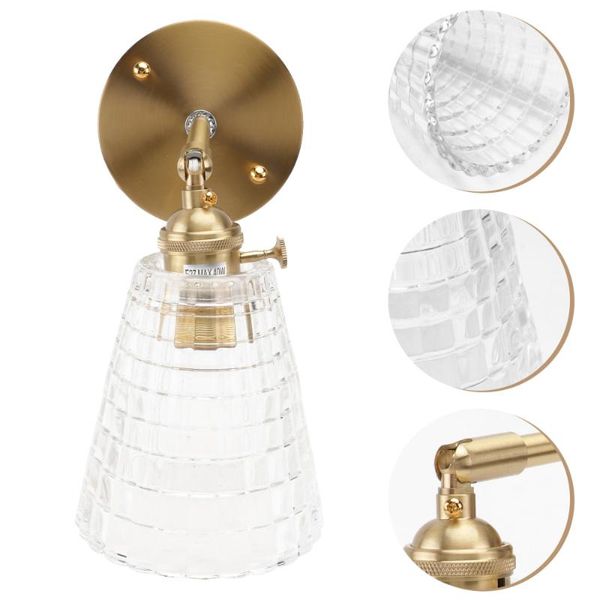 

wall lamp 1pc decorative glass fashion home light bathroom white