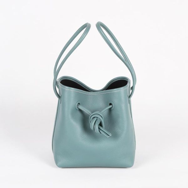 

japanese women bucket bag small shoulder messenger lady cowhide underarm girls holiday travel cute coin purse evening bags