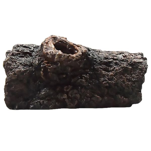 

1pc resin aquarium landscape ornament creative tree bark hiding cave decor decorations