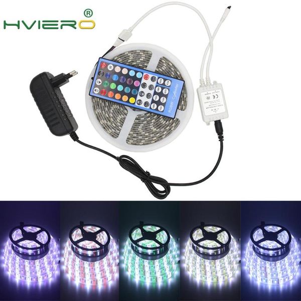 

5m 300leds rgb white led wholesale strips flexible lights home light holiday 40key ir remote desk lamp garden lighting