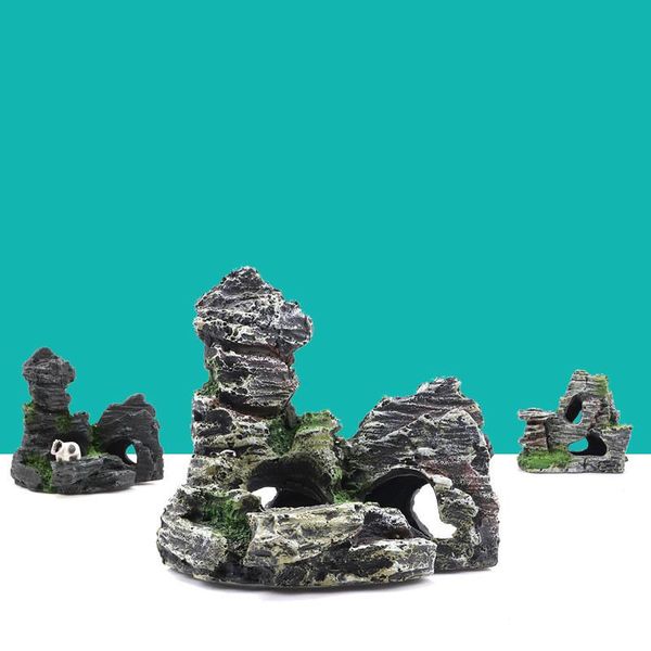

decorations creative aquarium decoration and landscaping resin rockery simulation home furnishings
