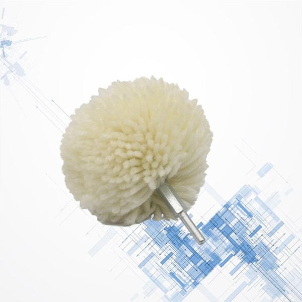

care products 3 inch wool hub corner polishing waxing detailing pads buffer for car