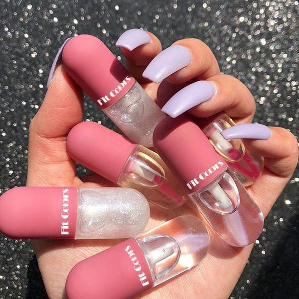 

crystal jelly lip gloss oil shiny clear moisturize beauty makeup liquid lipstick1