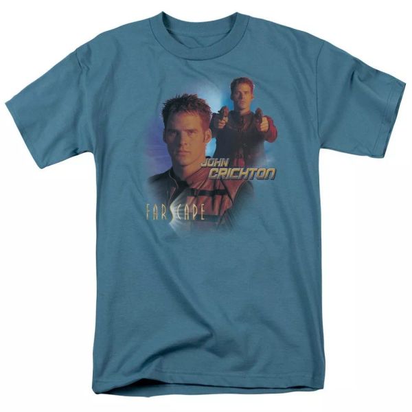 

farscape john crichton t-shirt sizes s-3x new, White;black
