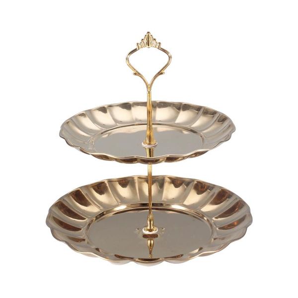 

other bakeware bar ktv european style candy party multi layer tray home fruit plate stainless steel display dessert cake stand table wedding