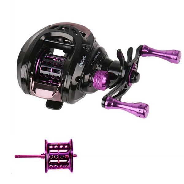 

fishing gb2000 ultra light carbon micro-throwing baitcasting reel line baitcast tackle double spool reels