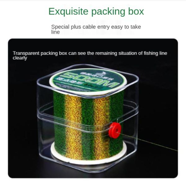 

500m bionic monofilament fishing line invisible point spot carp nylon braid