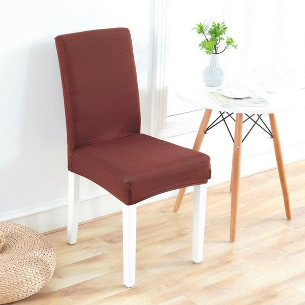 

chair covers urijk soild color stretch dining elastic slipcover cover dinning room fundas el removable seat case