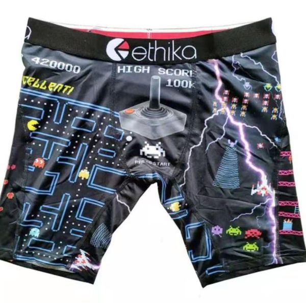

in stock designer underwear boxer shorts mens male underwear men boxer men's underpants man panties comfortable breathable cuecas b1, White;black