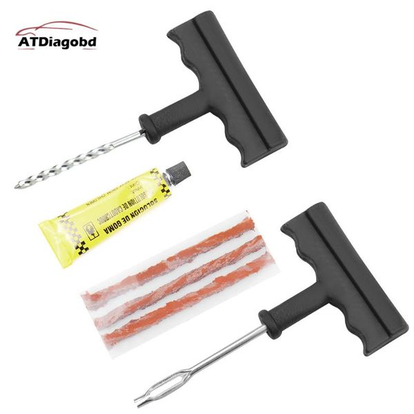 

automotive repair kits tyre repairing patch tool kit studding puncture plug garage car truck motorcycle tubeless wheel tire tools
