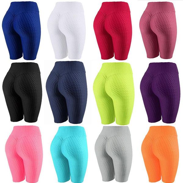 

women designers clothes 2021 pants fashion jacquard leggings yoga fitness sports capris s5q stretch candy color pencil casual slim, Black;white