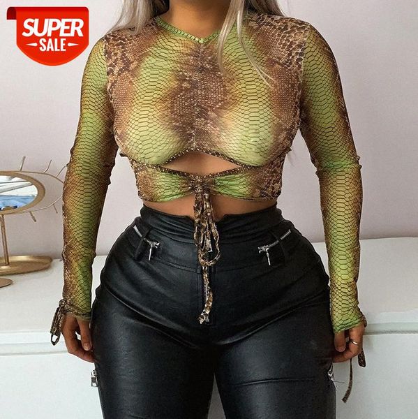 

explosive long sleeve tie crop hollow slim t-shirt women's wholesale #lw4t, White