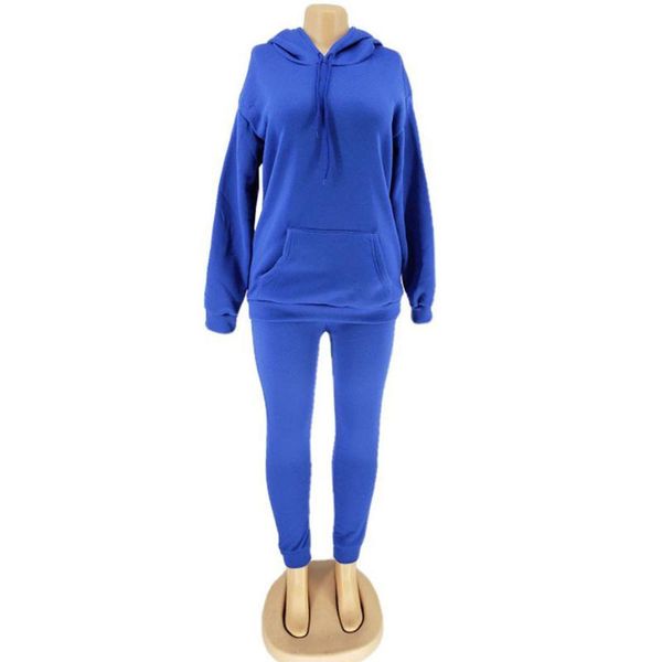 

autumn winter tracksuit women sport suit 2 piece set long sleeve hooded sweatshirts and sweatpants leggings jogger matching sets women', Gray