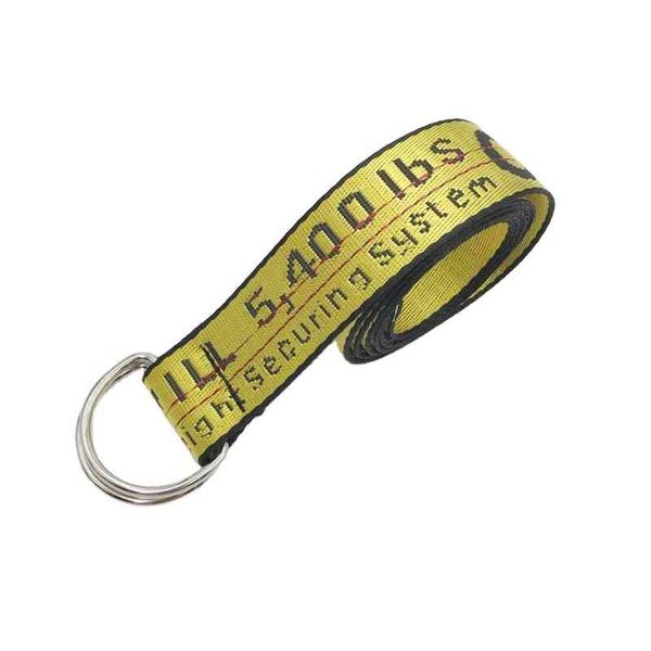 

custom woven ow jacquard white colorful nylon belt with double d rings, Black;brown