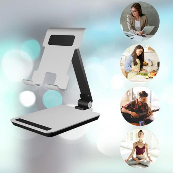 

cell phone mounts & holders adjustable aluminum stand for mobile tablet foldable portable desk holder smartphone forsamsung