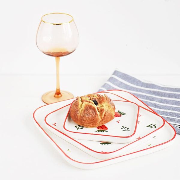 

dishes & plates jswork nordic ceramics dinner snack tray cutlery set dinnerware ekset borden servies square