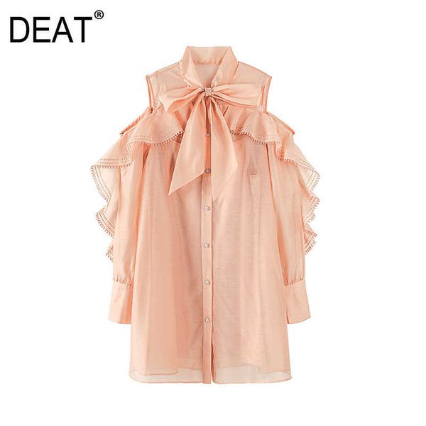 

[deat] spring summer fashion stand-up collar single-breasted long sleeve solid color loose dress women 13c623 210527, Black;gray