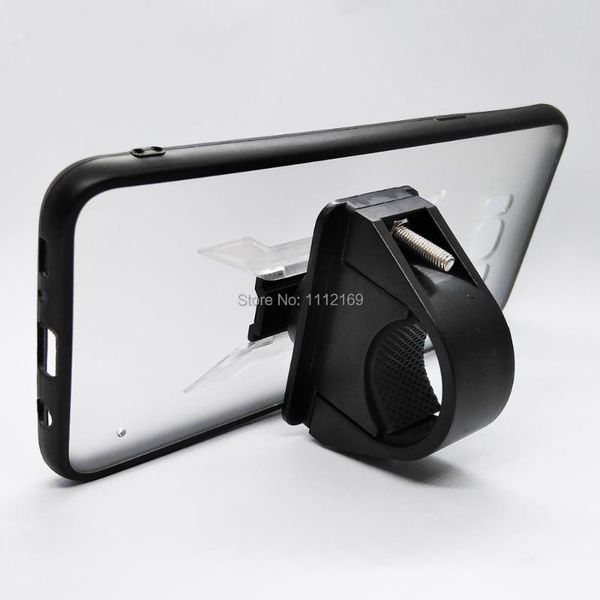 

cell phone mounts & holders bike handlebar mount holder rail stand with grip clip case for galaxy s8/s8 plus/s9/s10/s10e