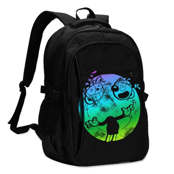 

backpack cuphead backpacks cute charging usb festival teen print bags